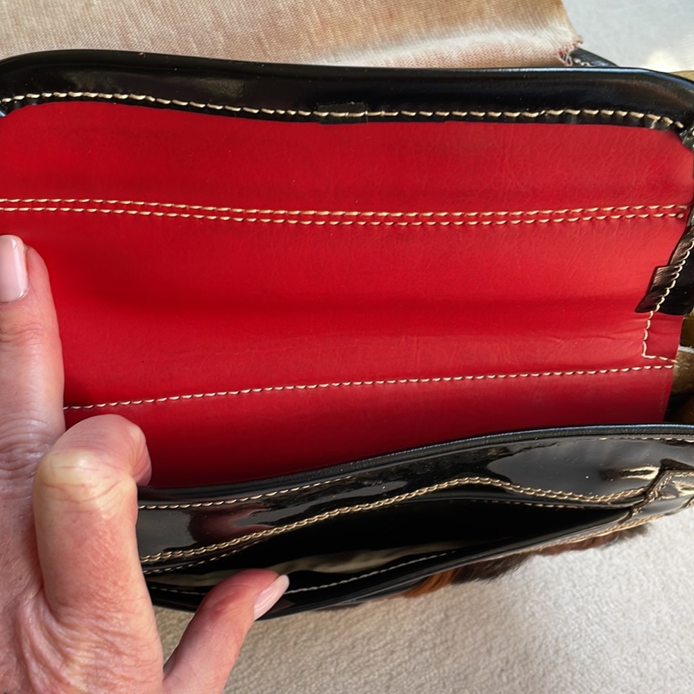 Unique Vintage Pony hair saddle bag. - Picture 12 of 13